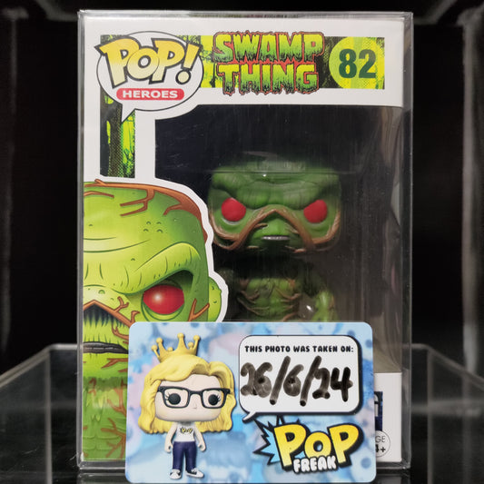 FUNKO POP! Vinyl Heroes RARE #82 Swamp Thing [Previews (Stickerless)] [VAULTED]