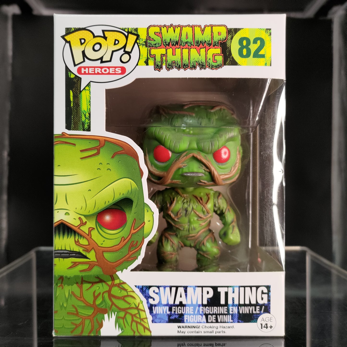 FUNKO POP! Vinyl Heroes RARE #82 Swamp Thing [Previews (Stickerless)] [VAULTED]