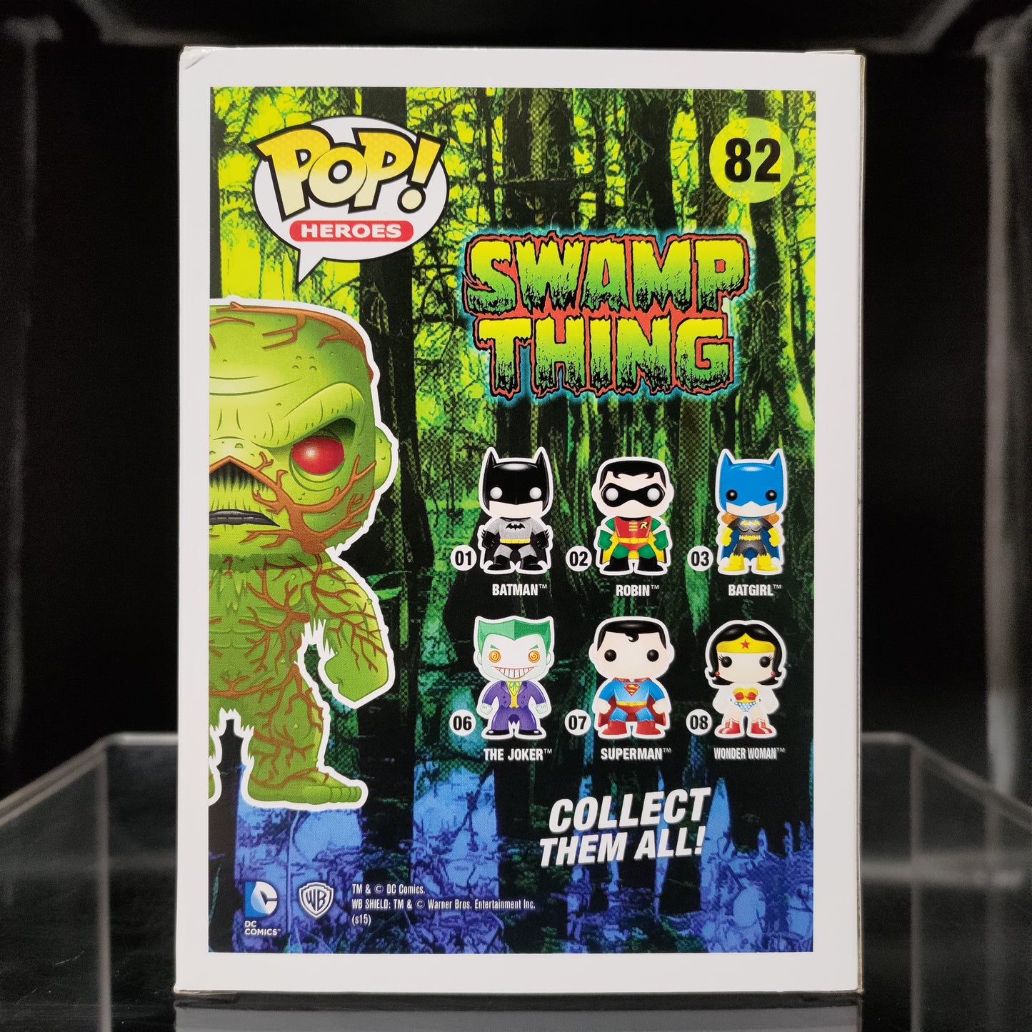 FUNKO POP! Vinyl Heroes RARE #82 Swamp Thing [Previews (Stickerless)] [VAULTED]