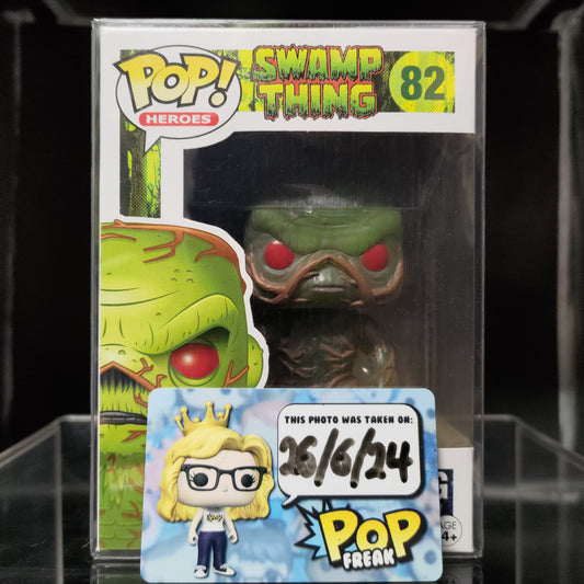 FUNKO POP! Vinyl Heroes RARE #82 Swamp Thing (GITD) [Previews (Stickerless)] [VAULTED]