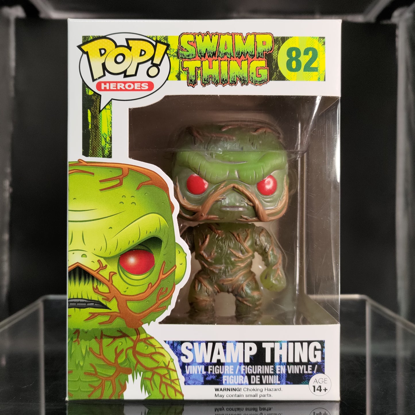 FUNKO POP! Vinyl Heroes RARE #82 Swamp Thing (GITD) [Previews (Stickerless)] [VAULTED]