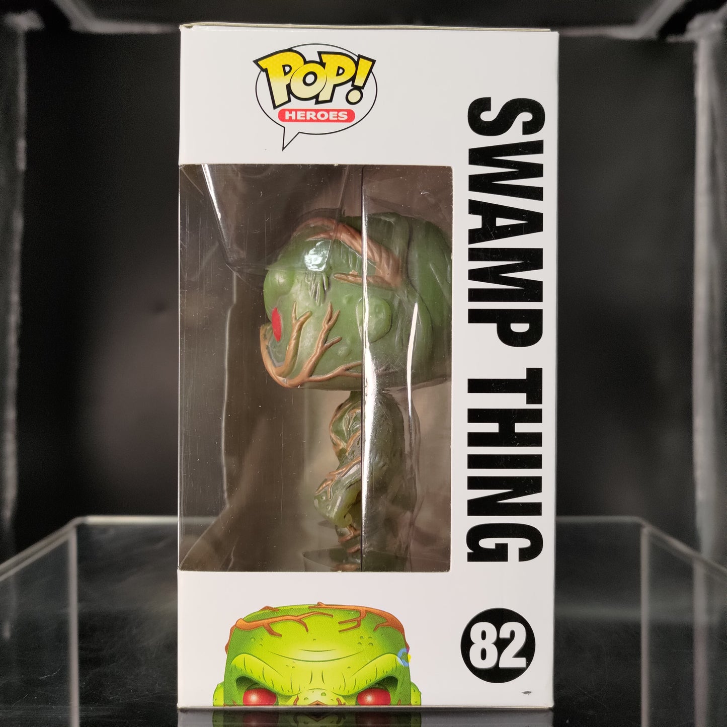 FUNKO POP! Vinyl Heroes RARE #82 Swamp Thing (GITD) [Previews (Stickerless)] [VAULTED]