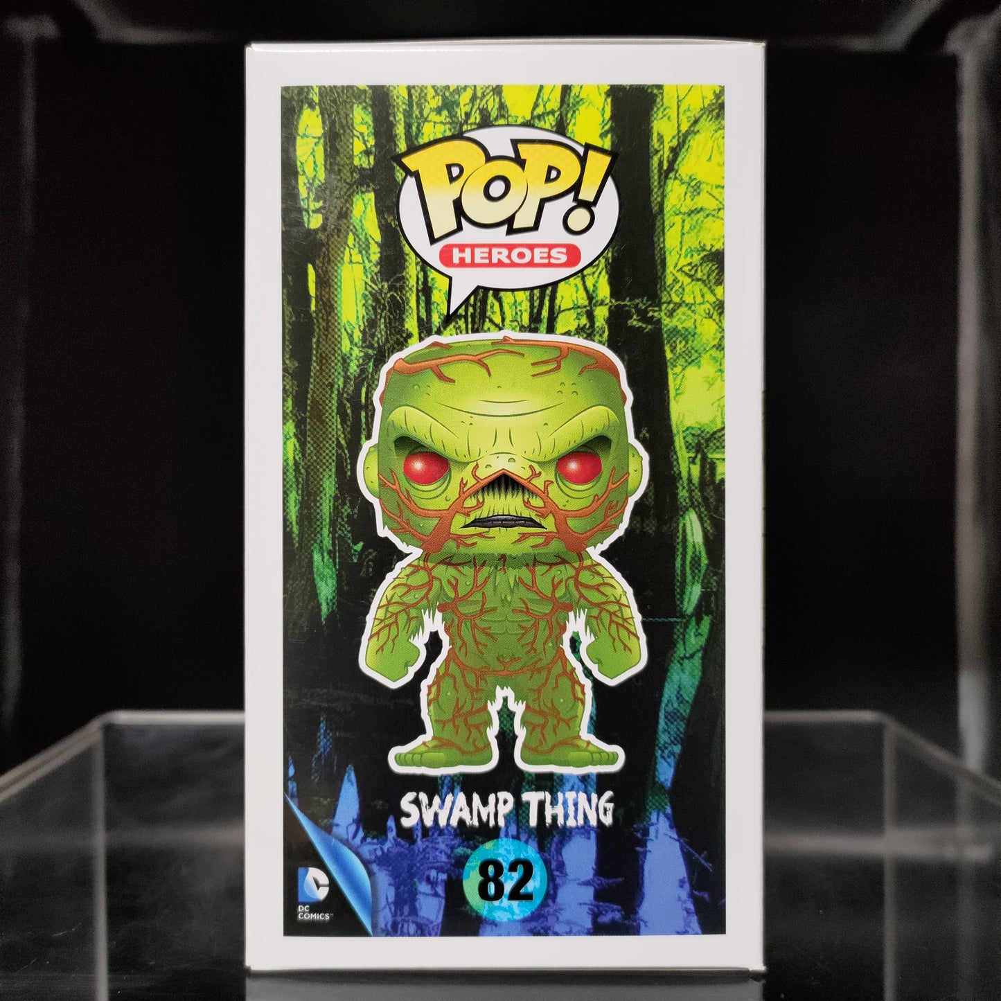 FUNKO POP! Vinyl Heroes RARE #82 Swamp Thing (GITD) [Previews (Stickerless)] [VAULTED]