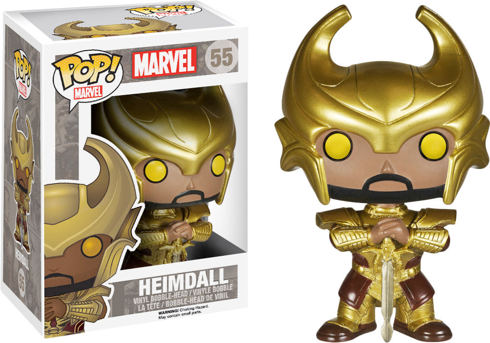 FUNKO POP! Vinyl Bobble-Head Marvel RARE #55 Heimdall [VAULTED]