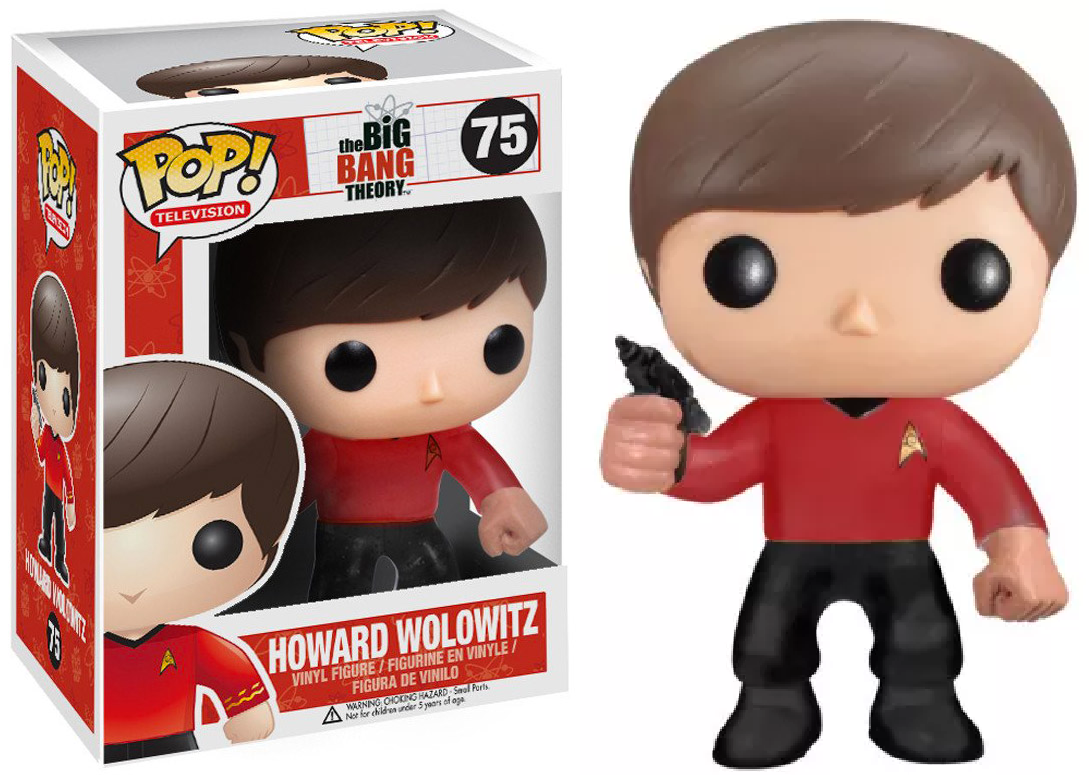 FUNKO POP! Vinyl Television RARE The Big Bang Theory #75 Howard Wolowi ...