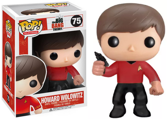 FUNKO POP! Vinyl Television RARE The Big Bang Theory #75 Howard Wolowitz (Star Trek) [VAULTED]