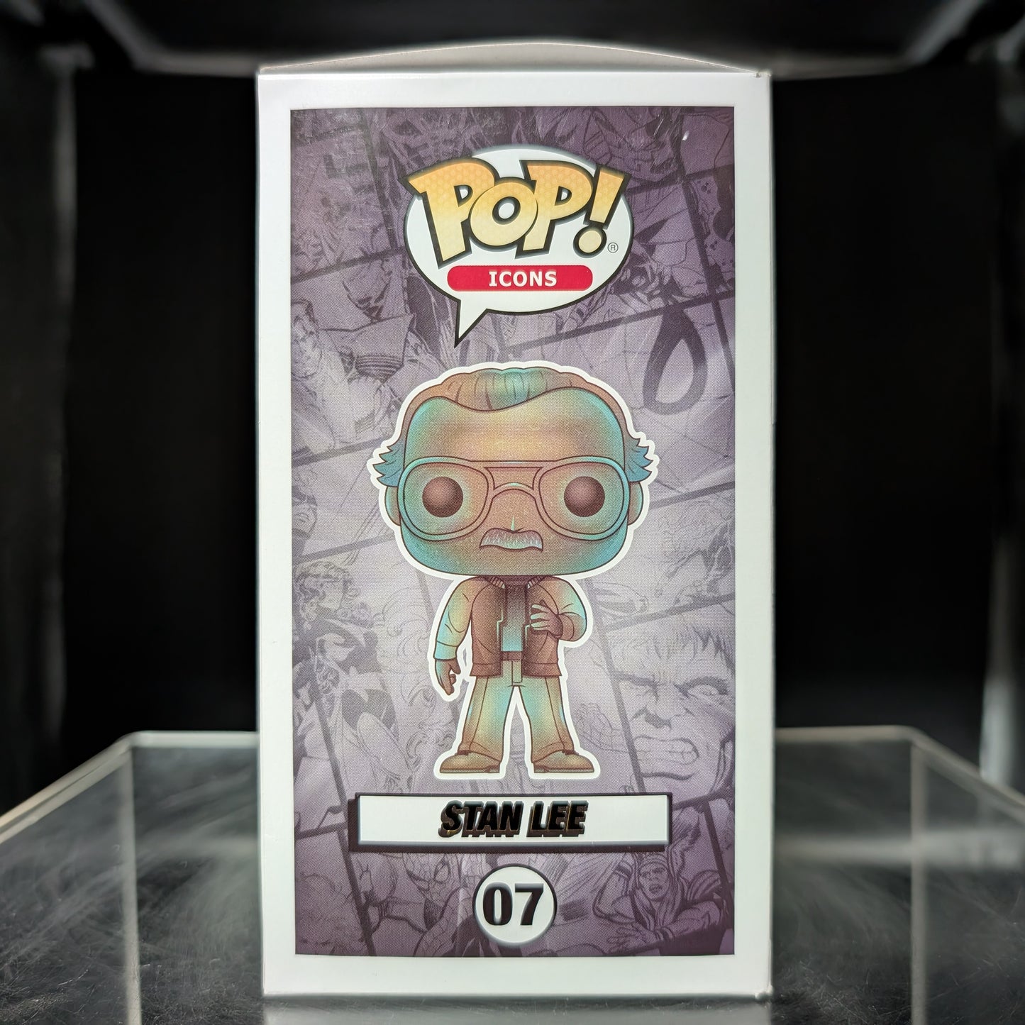 FUNKO POP! Vinyl Icons RARE #07 Stan Lee (Patina) [VAULTED]