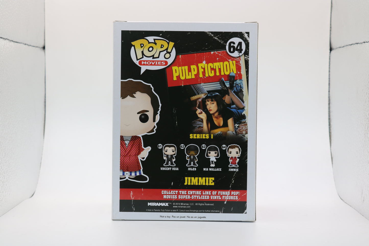 FUNKO POP! Vinyl Movies RARE Pulp Fiction #64 Jimmie [VAULTED]