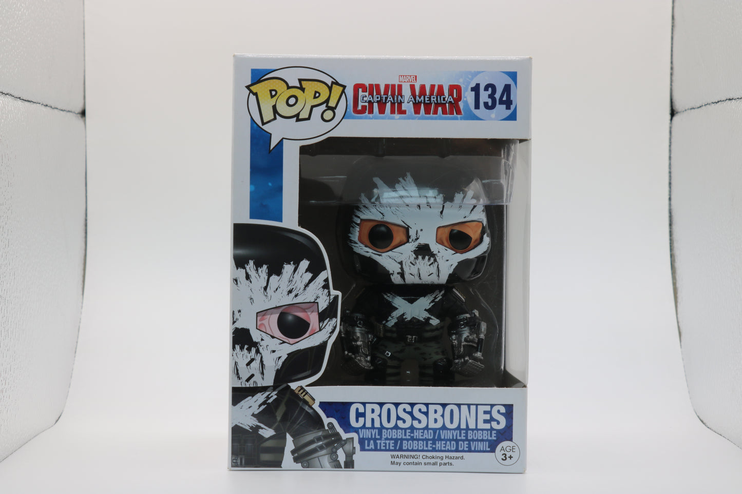 FUNKO POP! Vinyl RARE Marvel Captain America: Civil War #134 Crossbones (Civil War) [VAULTED]