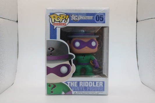 FUNKO POP! Vinyl Heroes RARE DC Universe #05 The Riddler [VAULTED]