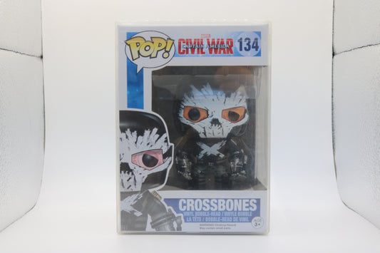 FUNKO POP! Vinyl RARE Marvel Captain America: Civil War #134 Crossbones (Civil War) [VAULTED]