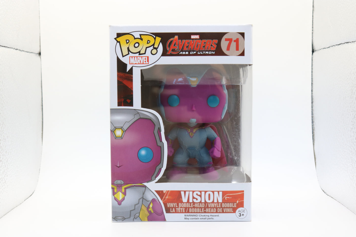 FUNKO POP! Vinyl Bobble-Head Marvel RARE Avengers Age Of Ultron #71 Vision [VAULTED]