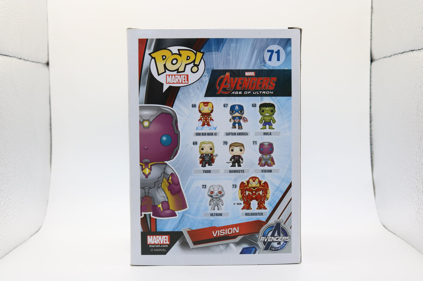 FUNKO POP! Vinyl Bobble-Head Marvel RARE Avengers Age Of Ultron #71 Vision [VAULTED]