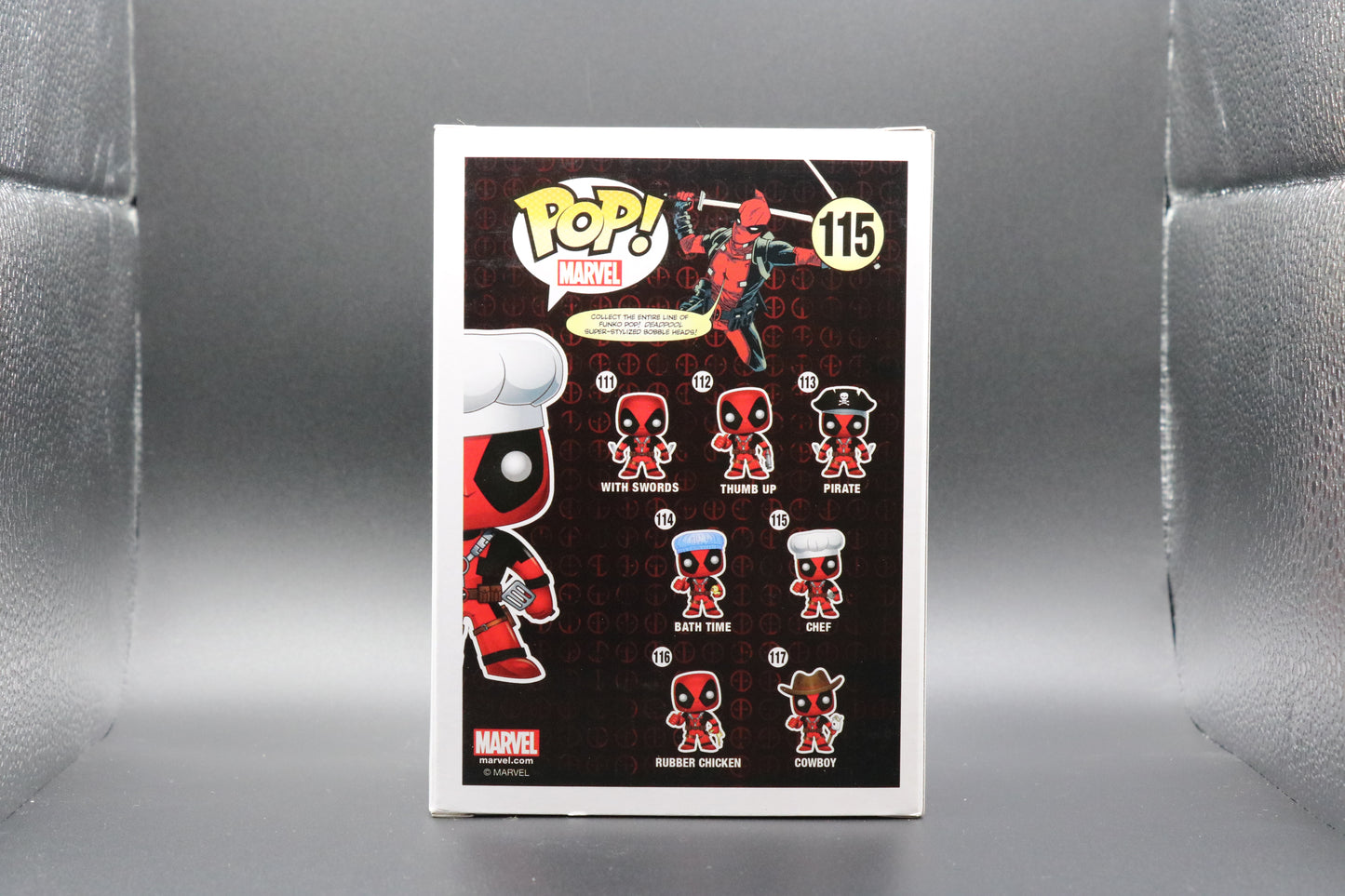 FUNKO POP! Vinyl Marvel RARE Deadpool #115 Chef Deadpool [NYCC][VAULTED]