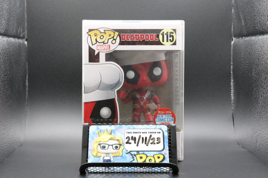 FUNKO POP! Vinyl Marvel RARE Deadpool #115 Chef Deadpool [NYCC][VAULTED]