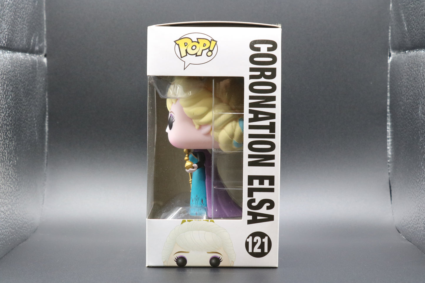 FUNKO POP! Vinyl RARE Disney #121 Coronation Elsa With Orb & Scepter [Hot Topic (Stickerless)] [VAULTED]