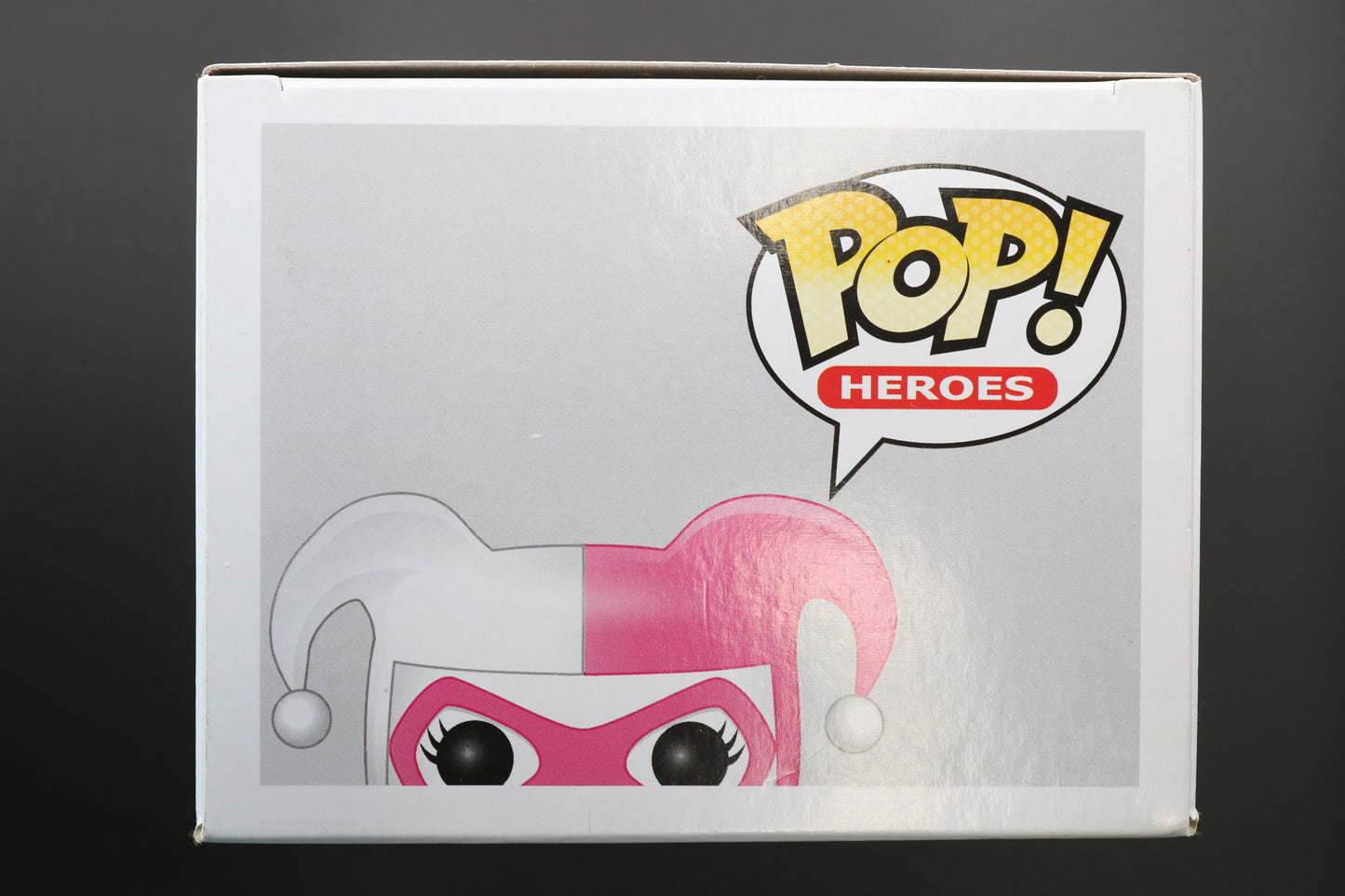 FUNKO POP! Vinyl Heroes RARE DC Super Heroes #45 Harley Quinn (Pink Hearts) [Standard] [VAULTED]