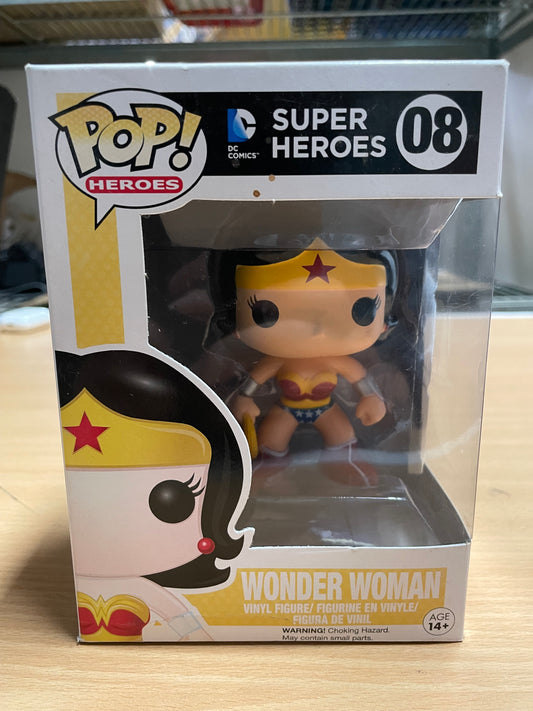 FUNKO POP! Vinyl Heroes RARE DC Super Heroes #08 Wonder Woman ("DC Super Heroes" Box) [VAULTED]