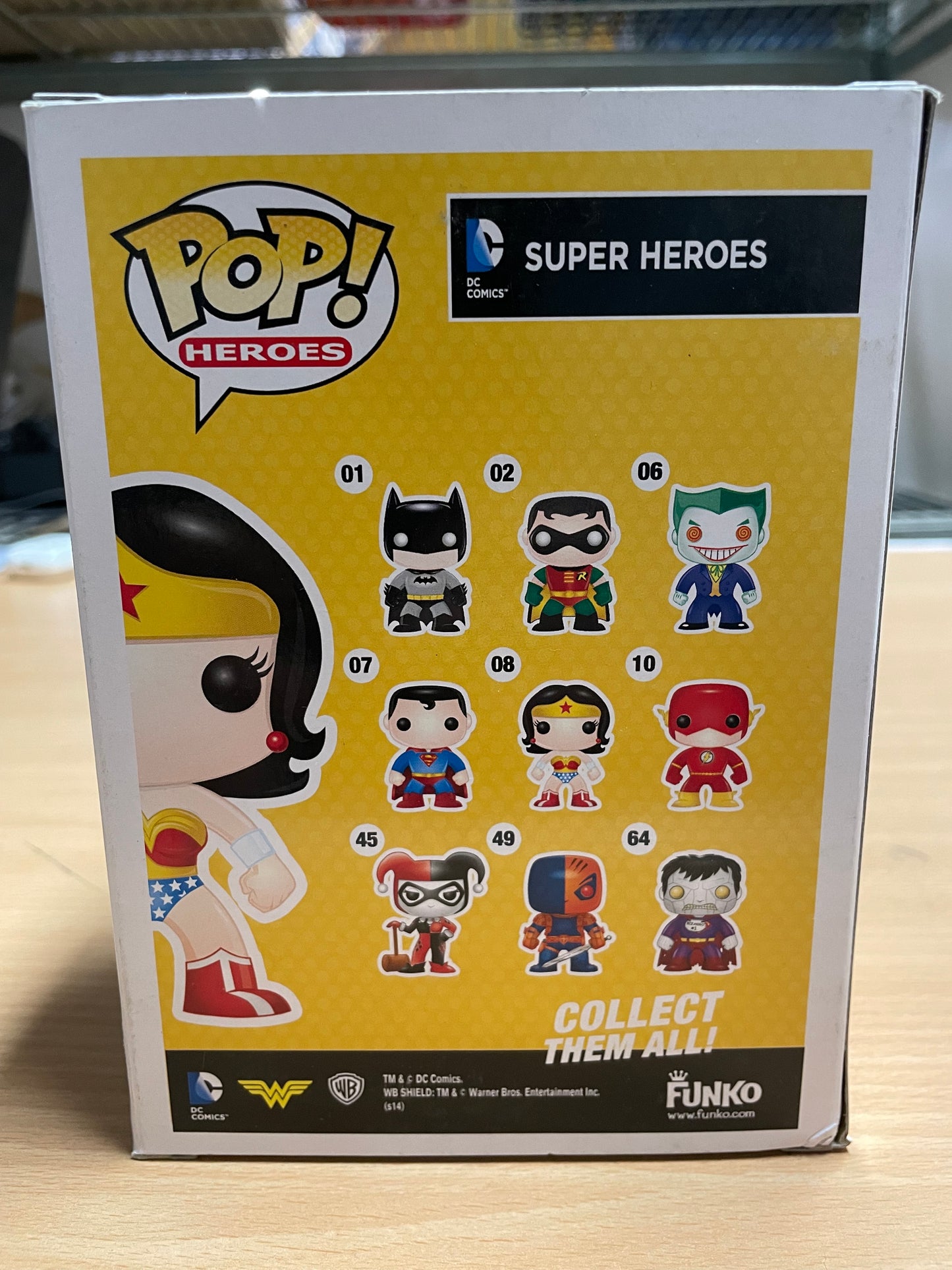 FUNKO POP! Vinyl Heroes RARE DC Super Heroes #08 Wonder Woman ("DC Super Heroes" Box) [VAULTED]