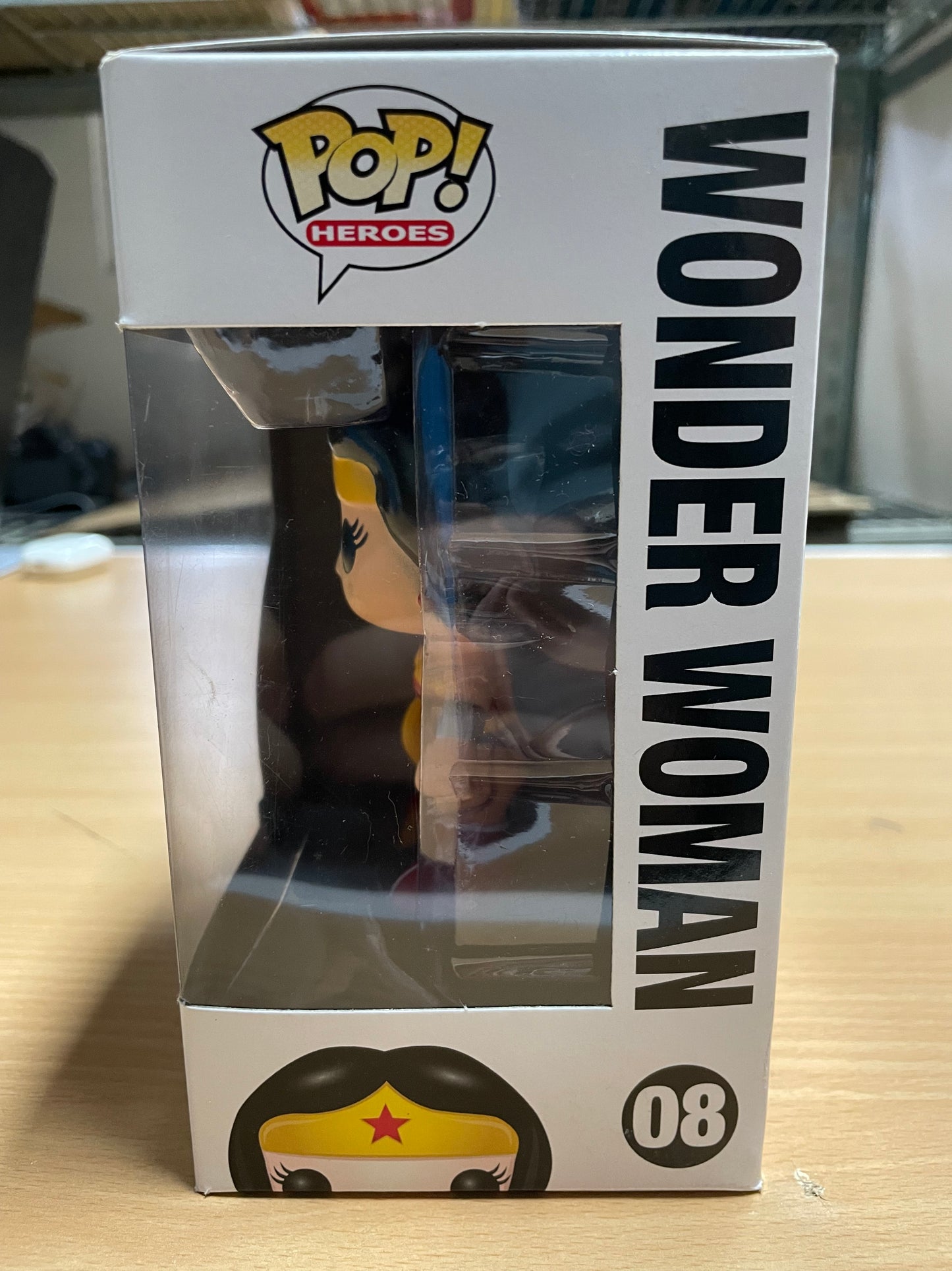 FUNKO POP! Vinyl Heroes RARE DC Super Heroes #08 Wonder Woman ("DC Super Heroes" Box) [VAULTED]