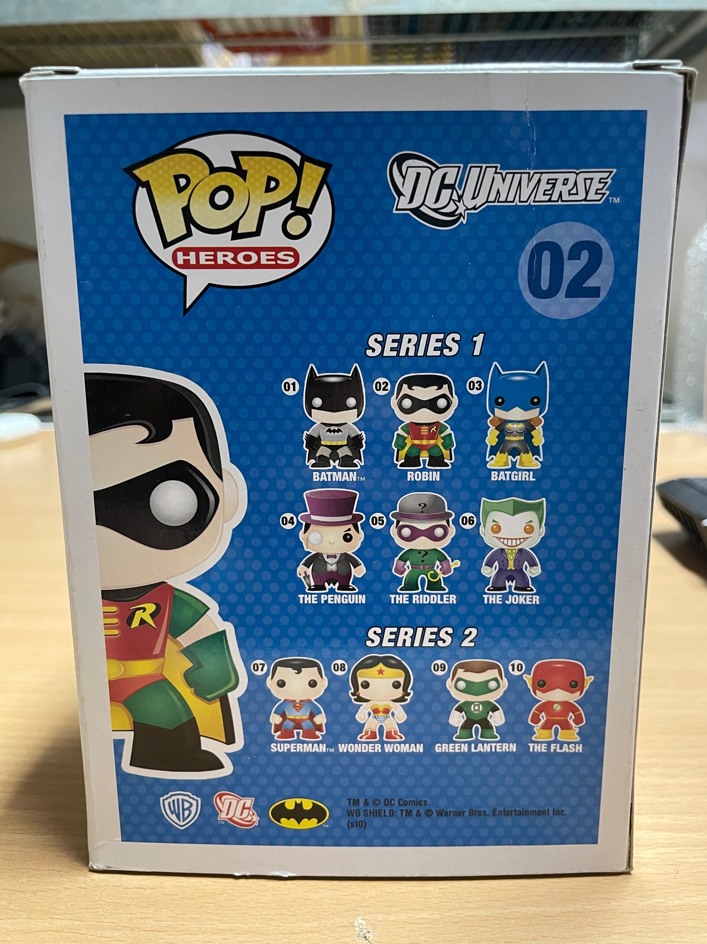 FUNKO POP! Vinyl Heroes RARE DC Universe #02 Robin ("DC Universe" Box) [VAULTED]