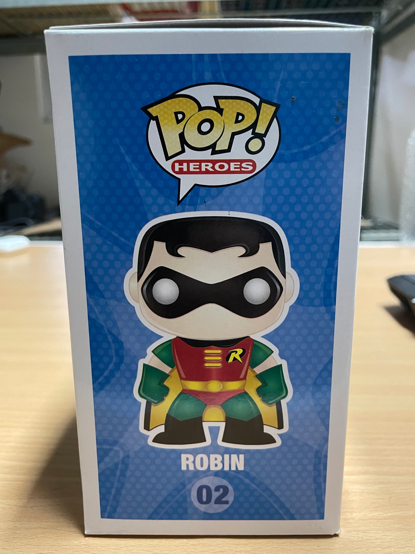 FUNKO POP! Vinyl Heroes RARE DC Universe #02 Robin ("DC Universe" Box) [VAULTED]