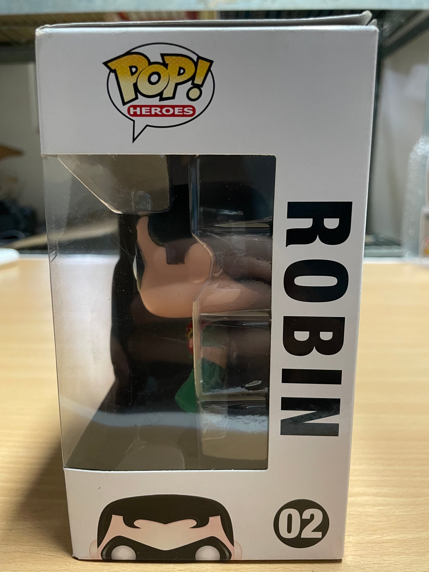 FUNKO POP! Vinyl Heroes RARE DC Super Heroes #02 Robin ("DC Super Heroes" Box) [VAULTED]