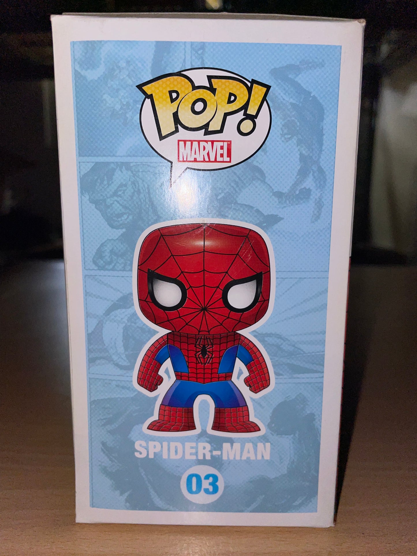 FUNKO POP! Vinyl Bobble-Head Marvel RARE Marvel Universe #03 Spider-Man ("Marvel Universe" Box) [VAULTED]