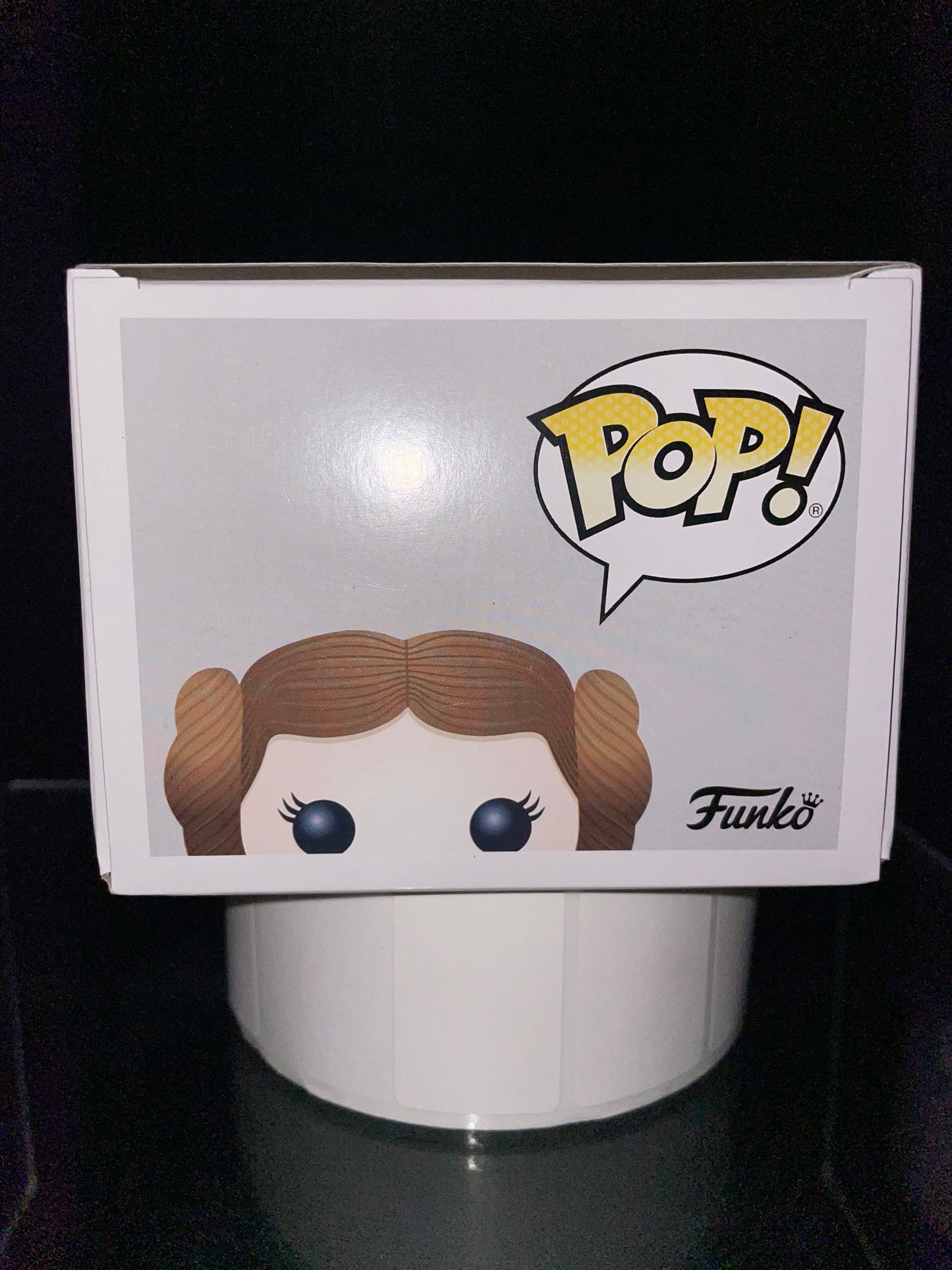 FUNKO POP! Vinyl Bobble-Head Star Wars RARE #04 Princess Leia (Black Box - Non-Error) [VAULTED]