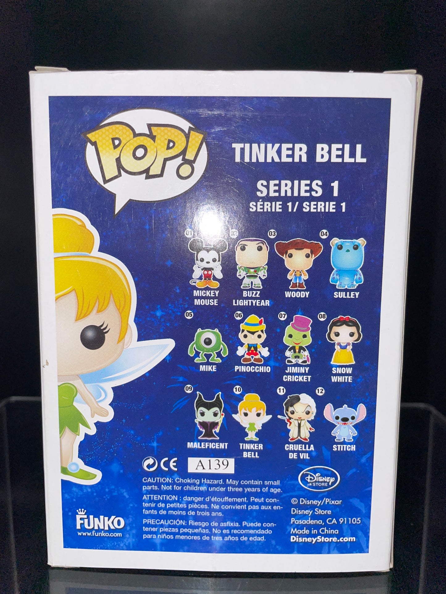 FUNKO POP! Vinyl Disney RARE #10 Tinker Bell ("Disney" Logo - 2nd Release [3 Lang]) [VAULTED]