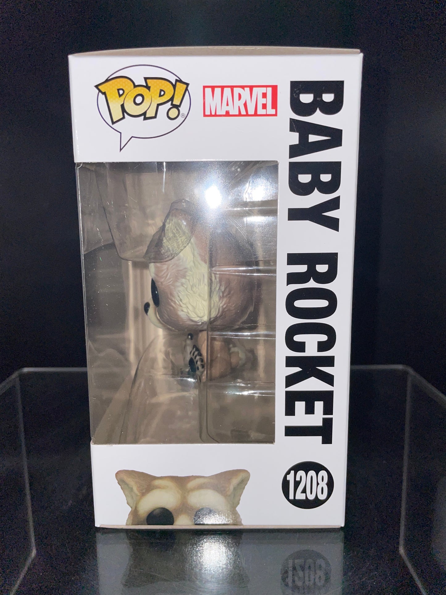 FUNKO POP! Vinyl Marvel RARE Guardians of the Galaxy #1208 Baby Rocket [VAULTED]