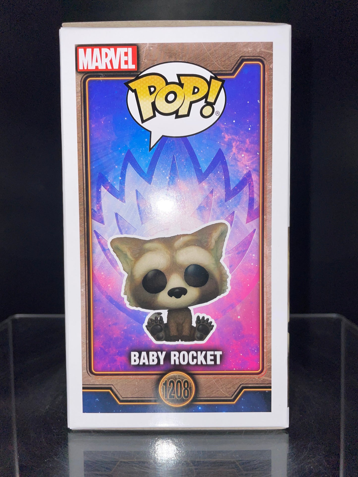 FUNKO POP! Vinyl Marvel RARE Guardians of the Galaxy #1208 Baby Rocket [VAULTED]