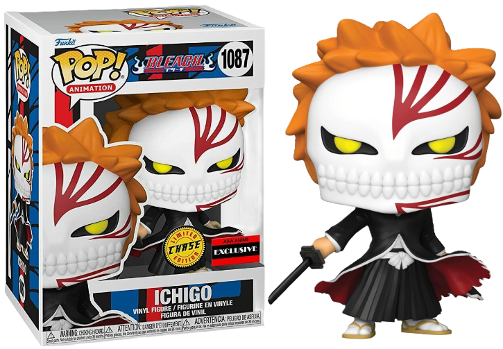 FUNKO POP! Vinyl Animation RARE Bleach #1087 Ichigo (Hollow Mask) [Funko Special Edition | Chase] [VAULTED]