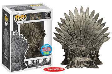 FUNKO POP! Vinyl Game of Thrones RARE #38 Iron Throne (6in Super) [NYCC] [VAULTED]