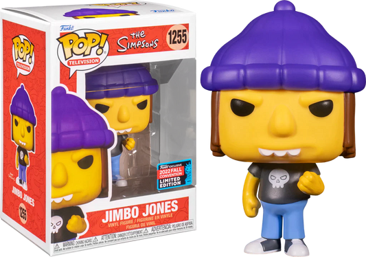 FUNKO POP! Vinyl Television RARE The Simpsons #1255 Jimbo Jones [Fall Convention] [VAULTED]