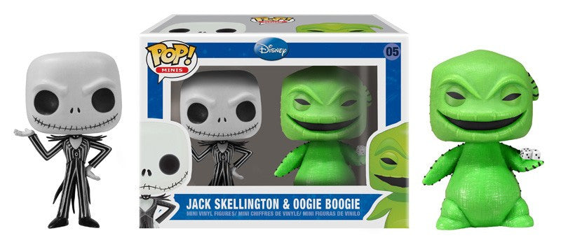 FUNKO POP! Vinyl Disney Minis RARE #05 Jack Skellington and Oogie Boogie (Pop! Minis) [VAULTED]