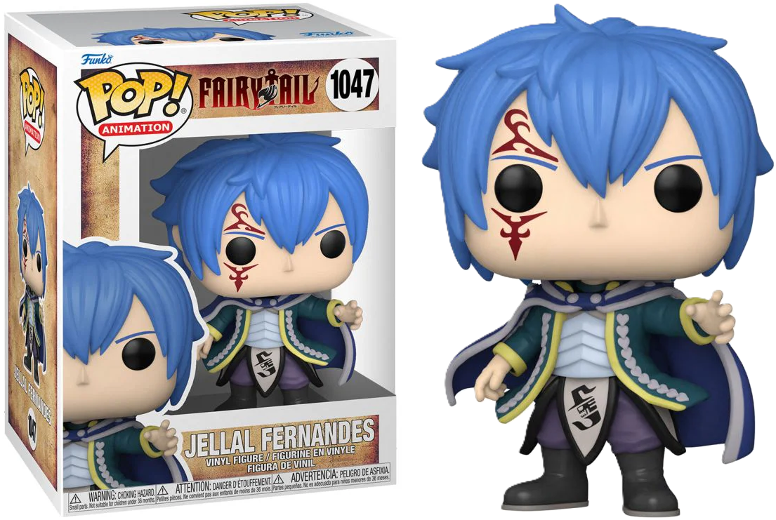 FUNKO POP! Vinyl Animation RARE Fairy Tail #1047 Jellal Fernandes [VAULTED]