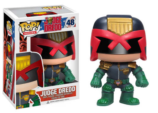 FUNKO POP! Vinyl Heroes RARE Judge Dredd #48 Judge Dredd [VAULTED]