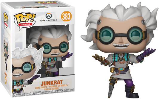 FUNKO POP! Vinyl Games RARE Overwatch #383 Junkrat (Dr. Junkenstein) [BoxLunch (Stickerless)] [VAULTED]