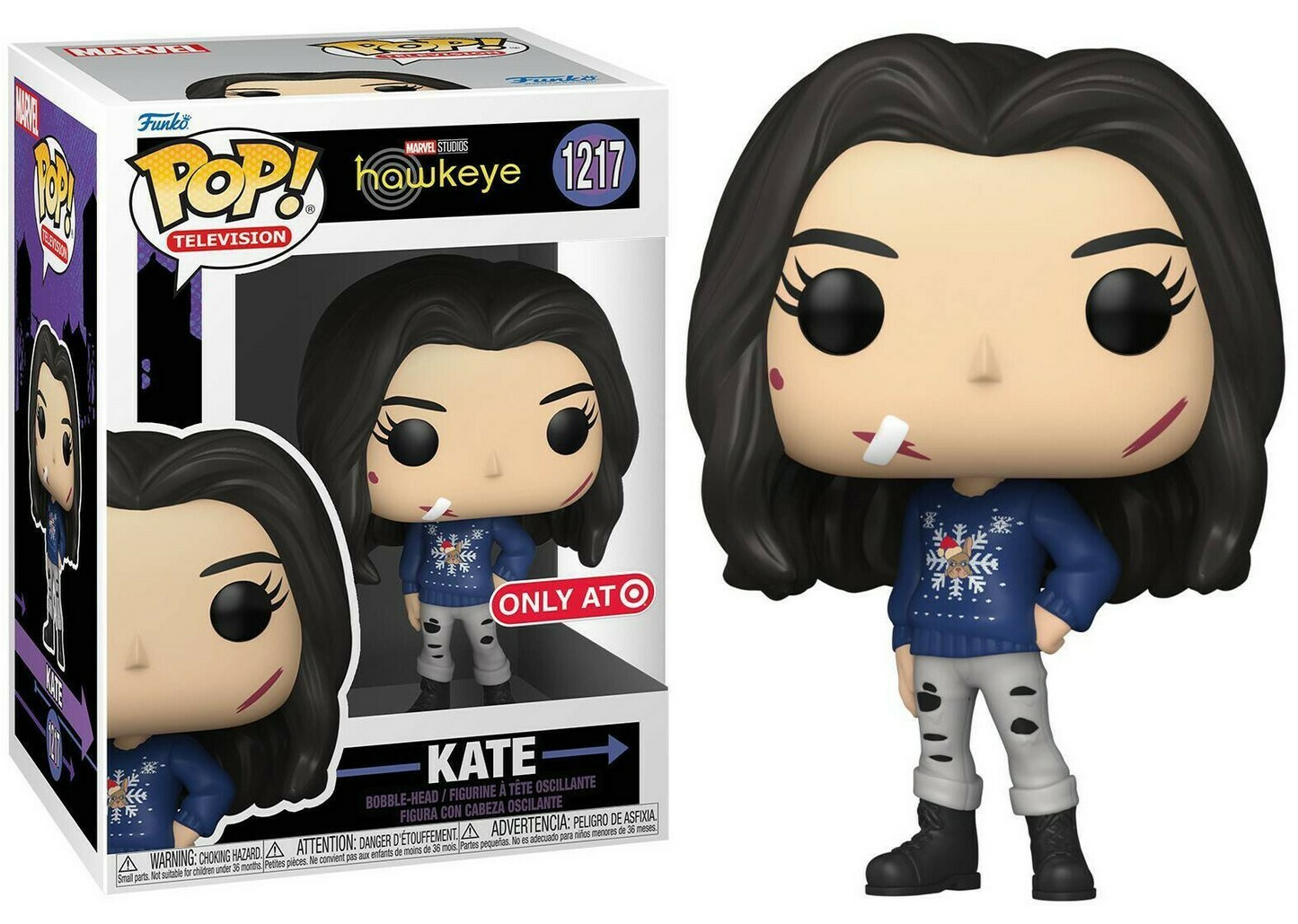 FUNKO POP! Bobble-Head Television RARE Hawkeye #1217 Kate Bishop [Funko Special Edition] [VAULTED]