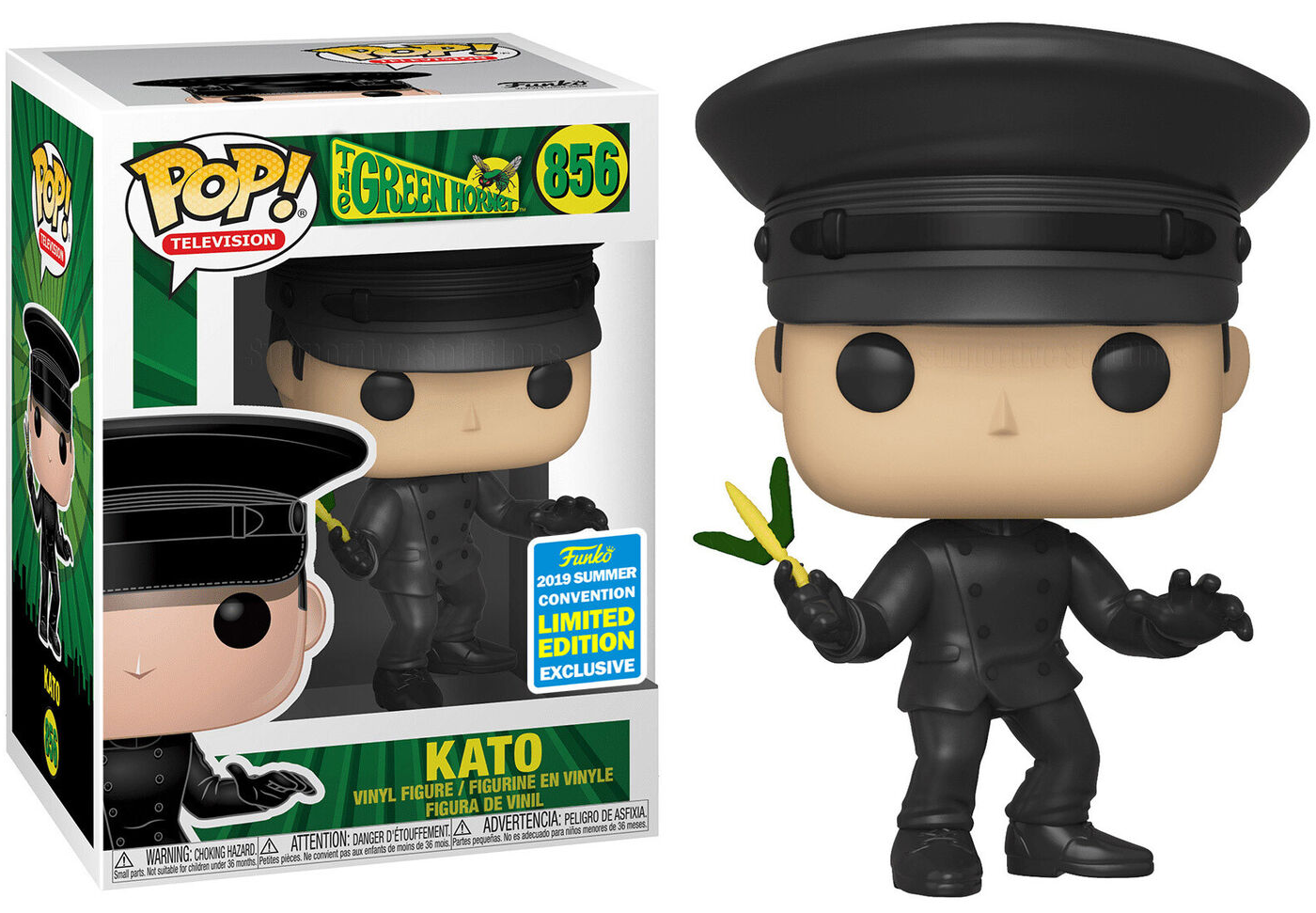 FUNKO POP! Vinyl Television RARE The Green Hornet #856 Kato [Summer Convention] [VAULTED]