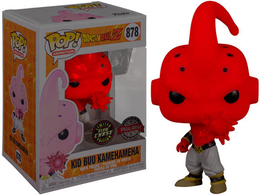 FUNKO POP! Vinyl Animation RARE Dragonball Z #878 Kid Buu Kamehameha (GITD) [Funko Special Edition | Chase] [VAULTED]