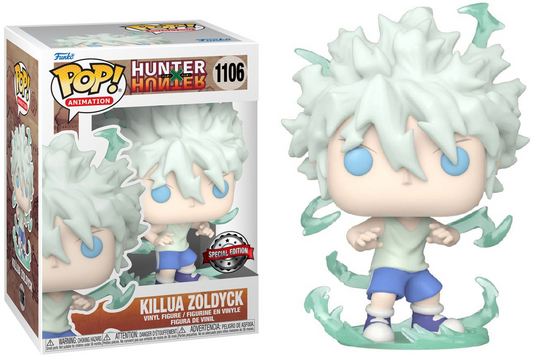 FUNKO POP! Vinyl Animation RARE Hunter x Hunter #1106 Killua Zoldyck (God Speed) [Funko Special Edition] [VAULTED]