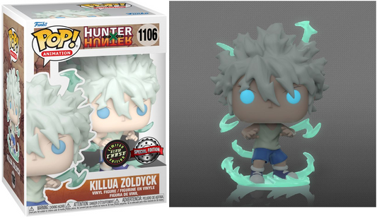 FUNKO POP! Vinyl Animation RARE Hunter x Hunter #1106 Killua Zoldyck (God Speed) (GITD) [Funko Special Edition | Chase] [VAULTED]