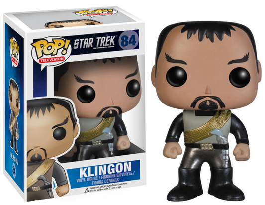 FUNKO POP! Vinyl Television RARE Star Trek The Original Series #84 Klingon [VAULTED]