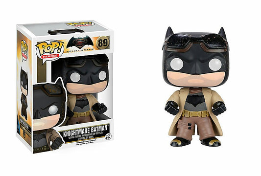 FUNKO POP! Vinyl Heroes RARE Batman vs Superman #89 Knightmare Batman (Dawn of Justice) [VAULTED]