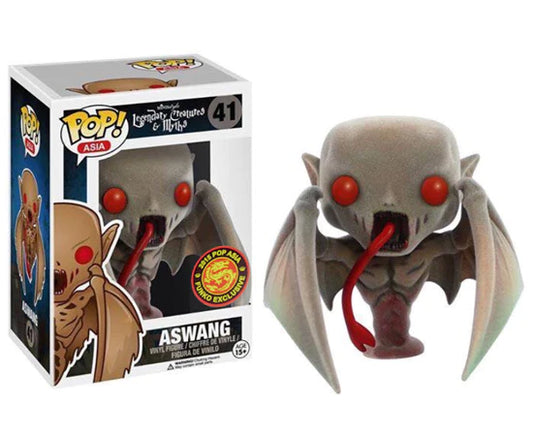 FUNKO POP! Vinyl Asia RARE Legendary Creatures & Myths #41 Aswang (Flocked) [Pop Asia Exclusive] [VAULTED]