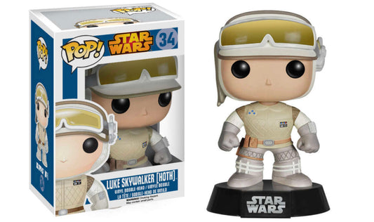 FUNKO POP! Vinyl Bobble-Head Star Wars RARE #34 Luke Skywalker (Hoth) [VAULTED]