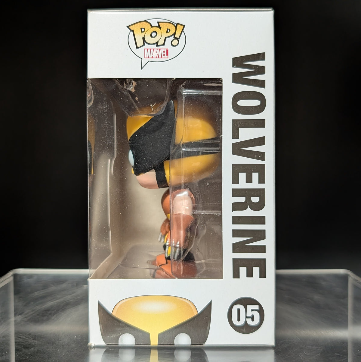 FUNKO POP! Marvel RARE Vinyl Bobble-Head X-Men #05 Wolverine (Brown) [Zapp Comics (Stickerless)] [VAULTED]