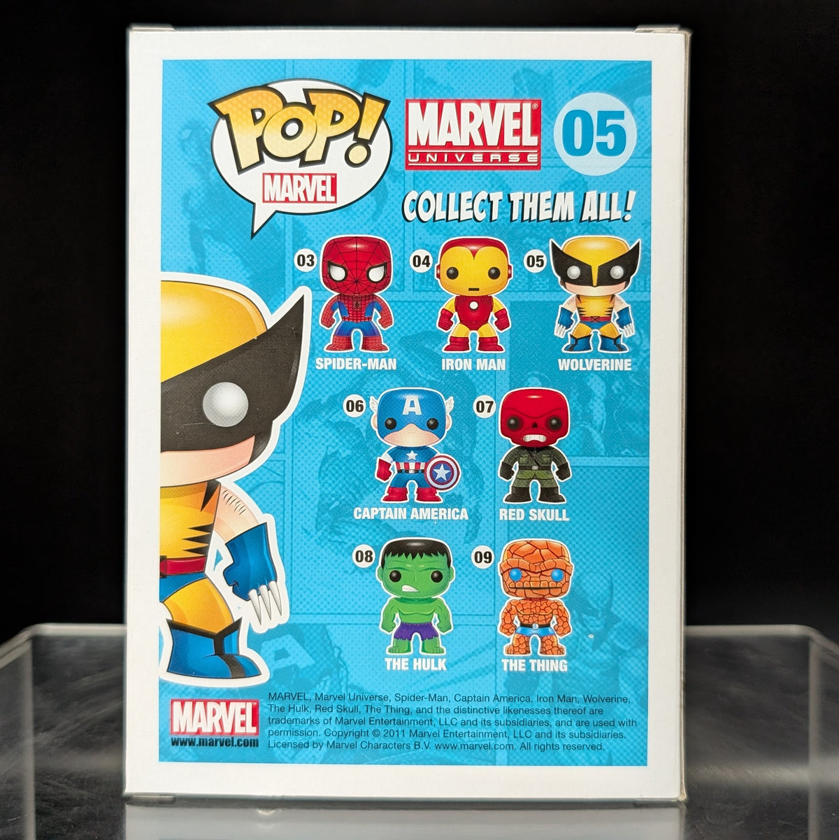 FUNKO POP! Marvel RARE Vinyl Bobble-Head X-Men #05 Wolverine (Brown) [Zapp Comics (Stickerless)] [VAULTED]